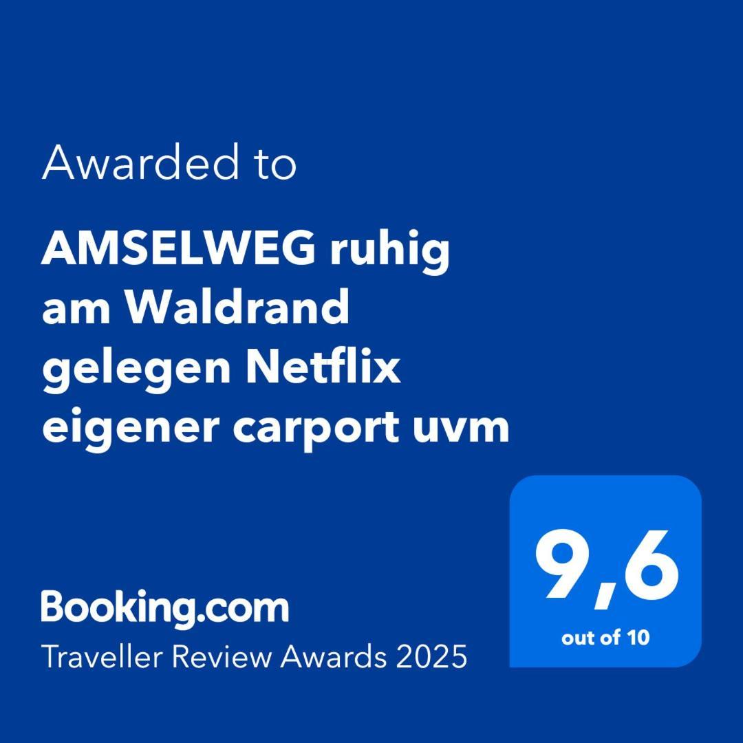 タウヌスシュタインAmselweg Am Waldrand Gelegen Netflix Eigener Carport Uvmアパートメント エクステリア 写真
